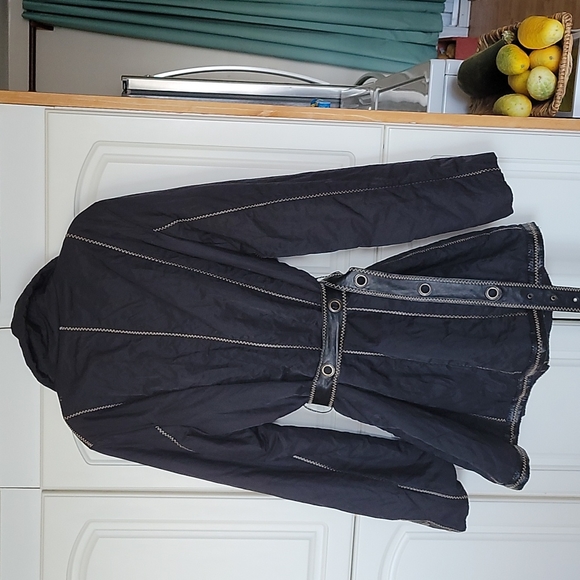 Tall Girl Black 3/4 Coat - Picture 5 of 10